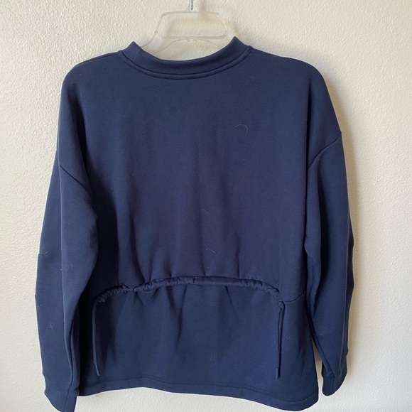 Sweaty Betty Women’s Low Tides Sweatshirt Navy Size S Activewear Athleisure - Picture 3 of 8